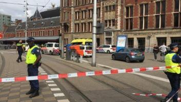 Al menos dos heridos en un ataque con cuchillo en la estación de tren de Ámsterdam