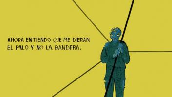 Con palo y sin bandera