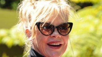 Melanie Griffith muestra el efecto del cáncer de piel en su nariz
