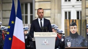 El novio del policía asesinado en París celebra una boda póstuma