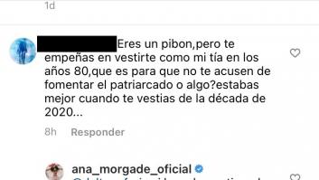 Ana Morgade responde (y de qué manera) a un usuario que criticó su forma de vestir