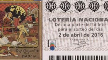 Así son los cuatro billetes de Lotería que conmemoran el cuarto centenario de la muerte de Cervantes
