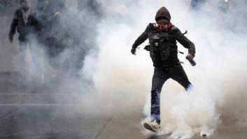 Disturbios en Francia durante la huelga general contra la reforma laboral de Hollande