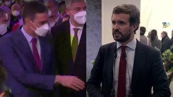 La respuesta de Casado cuando le preguntan si le hubiese gustado saludar a Sánchez en Fitur