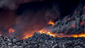 Detenido un empresario como presunto autor del incendio de neumáticos de Seseña (Toledo)