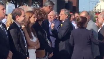VÍDEO: Encontronazo entre Quim Torra y Xavier García Albiol en el homenaje de Cambrils