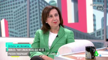 Preguntan a Margarita Robles qué haría España si Rusia cruza a Ucrania y responde a su manera