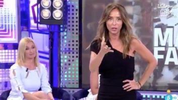 El divertido lapsus de María Patiño en 'Sábado Deluxe' al presentar a Aramis Fuster