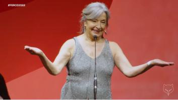 El ovacionado discurso de Petra Martínez: "Hay cosas que las mujeres de mi edad no sabemos, el Satisfeision"