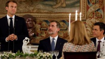 Así fue la cena de honor a Macron en el Palacio Real