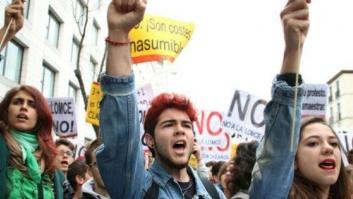 Miles de estudiantes se manifiestan en toda España contra la Lomce