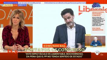 La espontánea reacción de Susanna Griso cuando Edmundo Bal desvela qué le dijo Yolanda Díaz