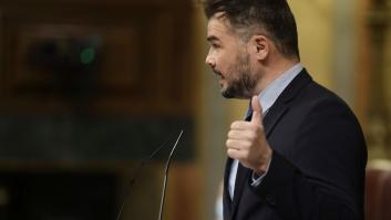 Rufián: "Este Gobierno no se tiene que sustentar en el miedo"