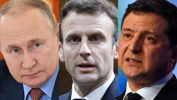 Macron habla con Putin y Zelenski para continuar avanzando hacia la desescalada en Ucrania