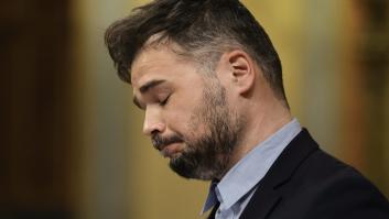 Rufián lanza este aviso al Gobierno y califica así de claro a los diputados de UPN