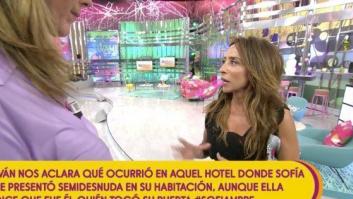 María Patiño se marcha de 'Sálvame' en pleno directo y el público se va detrás