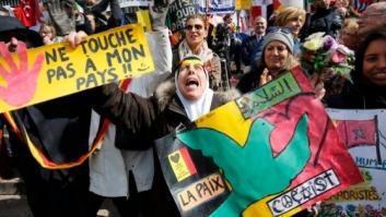 La Marcha contra el terror y el odio reúne a más de 15.000 personas en Bruselas