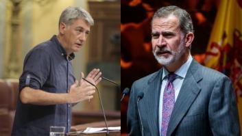 El comentado tuit de Oskar Matute (Bildu) al enterarse del positivo de Felipe VI