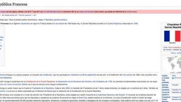 El troleo masivo de España a Francia en la Wikipedia