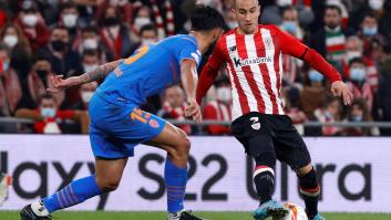 El Athletic y el Valencia empatan (1-1) en el partido de ida de la semifinal de la Copa del Rey