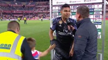 La genial reacción de Casemiro después de que la seguridad se llevara a un niño que le pidió la camiseta