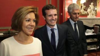 Cospedal apoya a Casado como una "magnífica opción" para presidir el PP