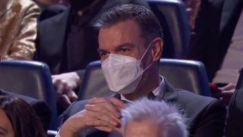 La cara de Pedro Sánchez tras oír el 'recado' de Verónica Echegui: "Tómatelo en serio"