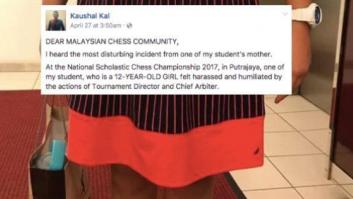 Una niña de 12 años, "humillada" en un torneo de ajedrez por llevar un vestido "seductor"