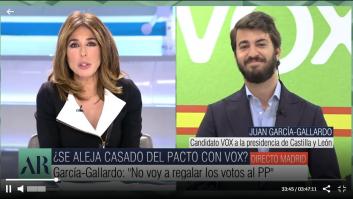 Ana Terradillos hace directamente LA pregunta al candidato de Vox tras la polémica