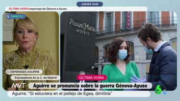 Esperanza Aguirre revela por fin a quién se refería con lo de "niñatos y chiquilicuatres"