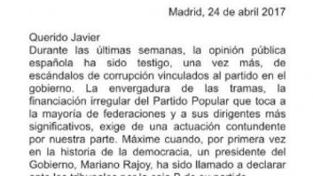 El tenso cruce de cartas entre Sánchez y Fernández por la corrupción del PP