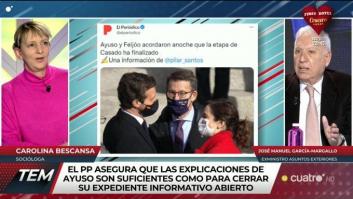 Aimar Bretos le dice a Álvarez de Toledo que ella le ha salido "rana" a Casado y su reacción es tre-men-da