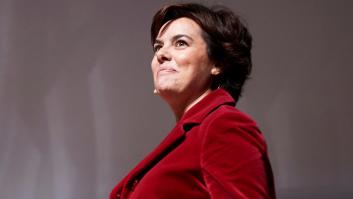 A Soraya Saenz de Santamaría le preguntan por la crisis del PP y deja un recado sutil