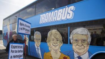 El 'tramabús' pasa por la Audiencia Nacional mientras declara Aguirre