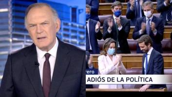 Está dando mucho que hablar la frase que usó Pedro Piqueras para hablar de la salida de Casado