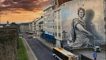 Diego As, el autor del mejor mural del mundo: "Que mire a la muralla de Lugo lo potencia más”