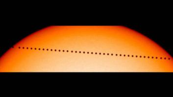 Mercurio se pasea por el Sol