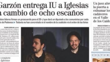 La viral respuesta de Garzón a esta portada de 'El Mundo'