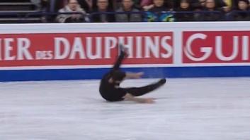 La caída que ha dejado a Javier Fernández sin campeonato del mundo