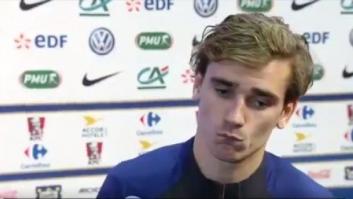 Griezmann se cansa ante los periodistas por una pregunta sobre Mbappé: "Joer, qué pesados, ¿no?"