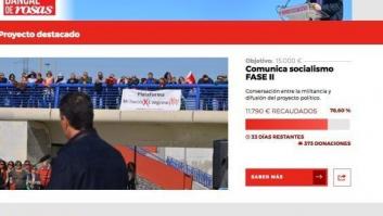 Pedro Sánchez cerrará su 'crowdfunding' aunque gastará lo recaudado hasta ahora