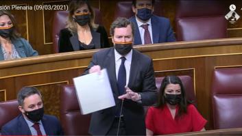 El llamativo tuit de Espinosa de los Monteros 10 minutos después de hablar en el Congreso