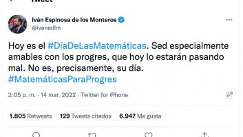 Encontronazo en Twitter entre Echenique y Espinosa de los Monteros por este tuit del diputado de Vox
