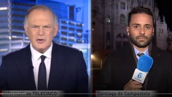 El contratiempo de Pedro Piqueras en directo: se escuchó claramente