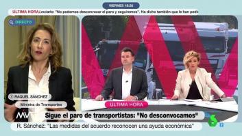 La pregunta de Cristina Pardo que Raquel Sánchez esquiva: la reacción de la presentadora es la esperada