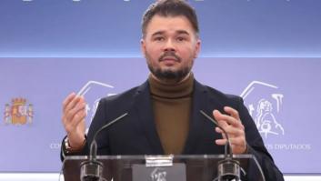Rufián se moja y da que hablar con su opinión al puñetazo de Will Smith