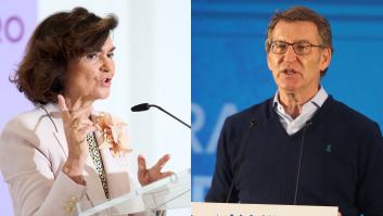 Carmen Calvo sorprende en Twitter con este comentario sobre Feijóo y Ayuso