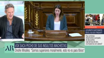 Con calma pero con contundencia: Joaquín Prat valora así el episodio machista de Vox con Irene Montero