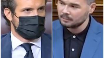 Casado deja la política y Rufián rescata lo que le dijo en junio de 2021