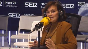 Le preguntan por Feijóo y la respuesta de Carmen Calvo hace saltar a Margallo